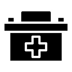 first aid kit glyph