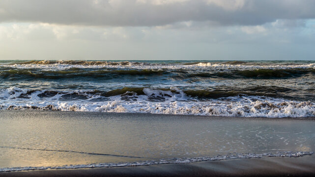 Littoral un jour de temp&ecirc;te