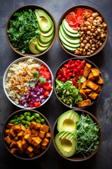 Protein-Packed Bowls: Offering Vegan and Chicken Options for a Healthy, High-Protein Lunch