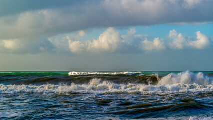 Littoral un jour de tempête