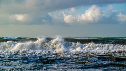Fototapeta premium Littoral un jour de tempête