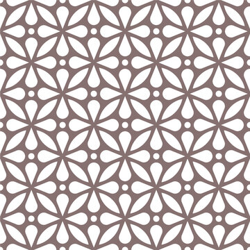 Seamless geometric pattern with a modern style