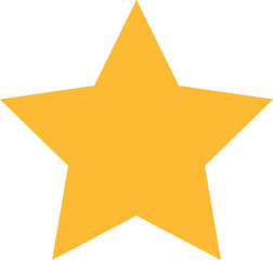 Yellow Star with Pointy Corners Vector,  Shining Symbol of Approval and Quality modern simple flat style isolated Vector Illustration editable points eps ai file,