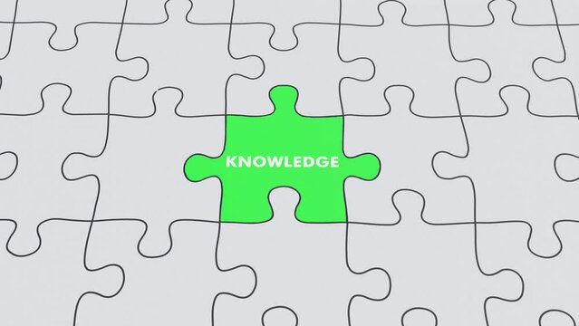 Ignorance Knowledge Jigsaw puzzle assembled