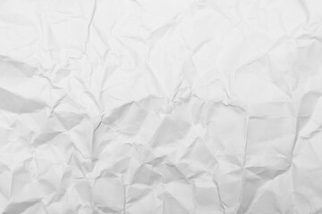 White Paper Texture background. Crumpled white paper abstract shape background with space paper recycle for text