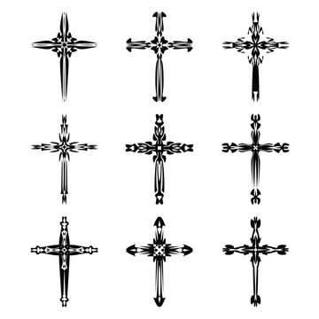 set of crosses