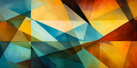 Colorful Abstract Background In Surrealist Style For Wallpaper Created Using Artificial Intelligence - obrazy, fototapety, plakaty