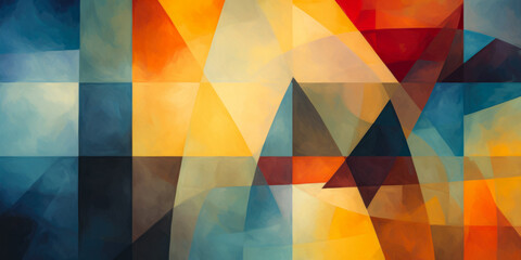 Colorful Abstract Background In Surrealist Style For Wallpaper Created Using Artificial Intelligence