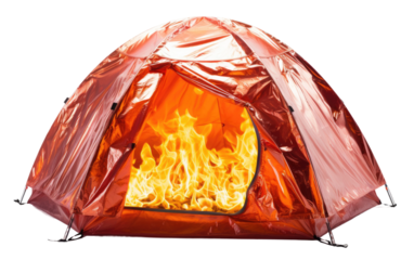 Fire Equipment Link Hydrant Adapter on White or PNG Transparent Background