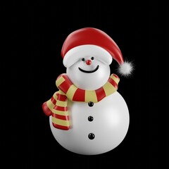 snowman, 3D