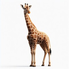 Obraz premium giraffe isolated on white