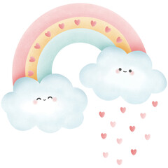 Obraz premium Rainbow of love