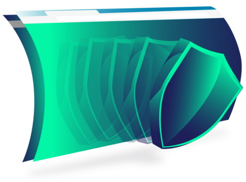 Illustration set of cyber assets