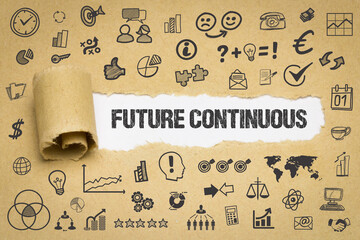 Future continuous	
 - obrazy, fototapety, plakaty