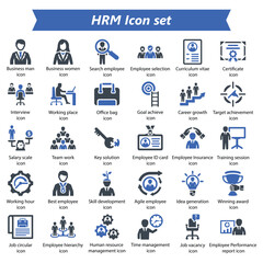 Human Resource Management Icon Set