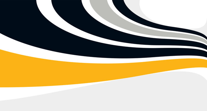 3D lines in motion vector abstract background, creative and dimensional curved stripes dynamic composition, motion and technology.