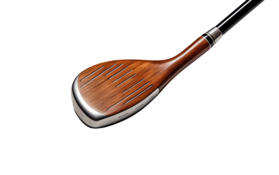 Long Distance Accuracy The Versatile 3 Wood Club on White or PNG Transparent Background