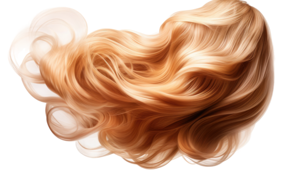 Lengthening Styles Hair Extensions Versatility on White or PNG Transparent Background