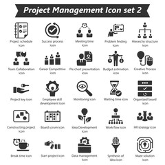 Project Management Icon Set 2