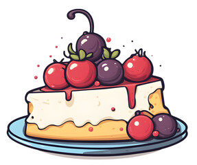 cake with cherry