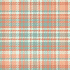 Check texture textile of seamless background vector with a fabric pattern plaid tartan.