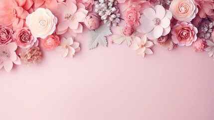 Feminine Floral Women's Day Background