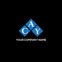 ACY letter logo design on black background. ACY creative initials letter logo concept. ACY letter design.
