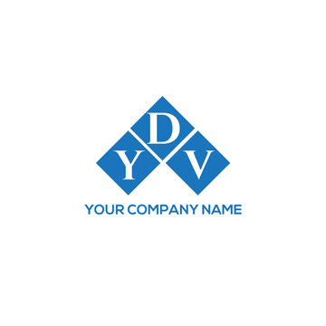 DYV letter logo design on white background. DYV creative initials letter logo concept. DYV letter design.
