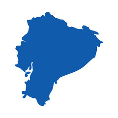 ecuador map illustration