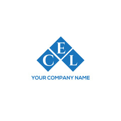 ECL letter logo design on white background. ECL creative initials letter logo concept. ECL letter design.
