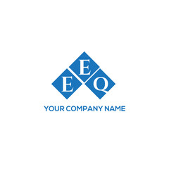 EEQ letter logo design on white background. EEQ creative initials letter logo concept. EEQ letter design.
