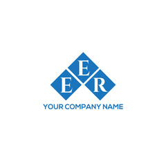 EER letter logo design on white background. EER creative initials letter logo concept. EER letter design.
