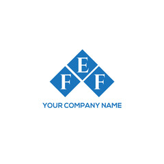 EFF letter logo design on white background. EFF creative initials letter logo concept. EFF letter design.
