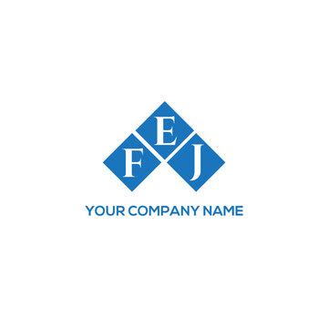 EFJ letter logo design on white background. EFJ creative initials letter logo concept. EFJ letter design.
