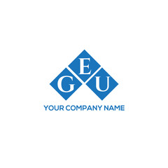 EGU letter logo design on white background. EGU creative initials letter logo concept. EGU letter design.
