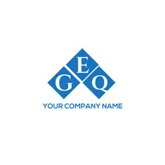 EGQ letter logo design on white background. EGQ creative initials letter logo concept. EGQ letter design.

