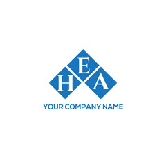 EHA letter logo design on white background. EHA creative initials letter logo concept. EHA letter design.

