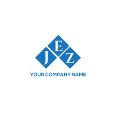 EJZ letter logo design on white background. EJZ creative initials letter logo concept. EJZ letter design.
