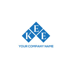 EKE letter logo design on white background. EKE creative initials letter logo concept. EKE letter design.
