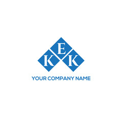 EKK letter logo design on white background. EKK creative initials letter logo concept. EKK letter design.
