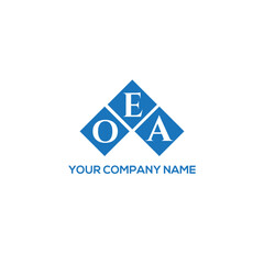 EOA letter logo design on white background. EOA creative initials letter logo concept. EOA letter design.
