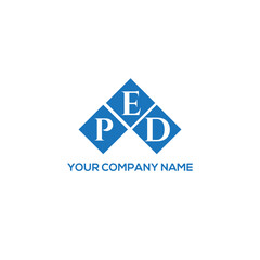 EPD letter logo design on white background. EPD creative initials letter logo concept. EPD letter design.
