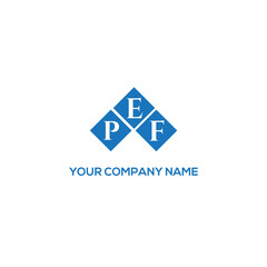 EPF letter logo design on white background. EPF creative initials letter logo concept. EPF letter design.
