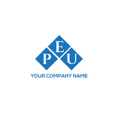 EPU letter logo design on white background. EPU creative initials letter logo concept. EPU letter design.

