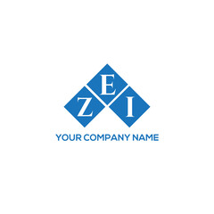 EZI letter logo design on white background. EZI creative initials letter logo concept. EZI letter design.

