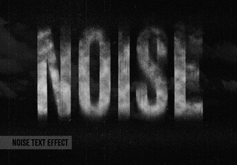 Noise Texture Text Effect