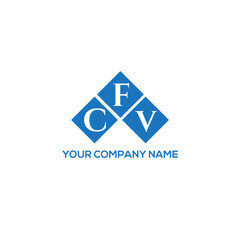 FCV letter logo design on white background. FCV creative initials letter logo concept. FCV letter design.
