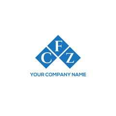 FCZ letter logo design on white background. FCZ creative initials letter logo concept. FCZ letter design.
