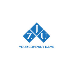 JZU letter logo design on white background. JZU creative initials letter logo concept. JZU letter design.
