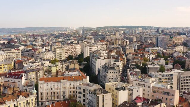 A bird's-eye view of Belgrade